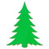 Modern Green Wooden Fir Tree – 24 cm, Pack of 50 view 1