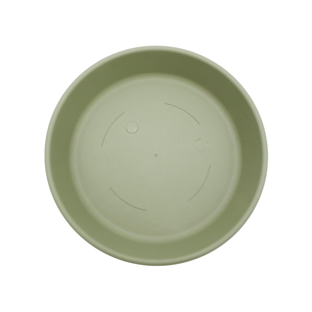 The HC Companies 14-Inch Round Plastic Plant Saucer for Indoor and Outdoor Use, 14 x 14 x 2.5 in, Seafoam