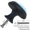 EZIOLY 3 Dolphin-Pattern Decorative Cabinet Knobs, 4-Pack view 3