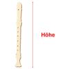 Wooden Recorder Decor Cutouts, 5–50 cm, 21 cm, 10-Pack view 3
