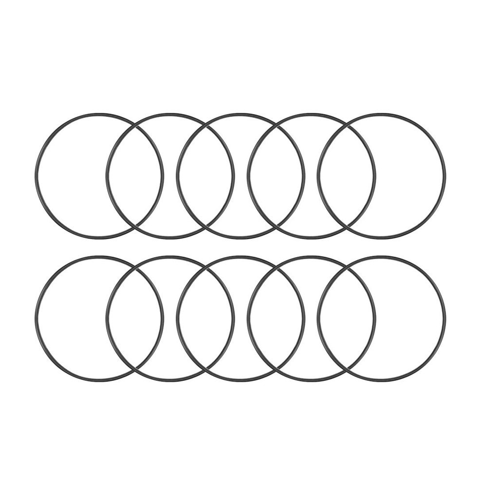 Sourcing Map 10-Pack Metric Nitrile Rubber O-Ring Seals, 46 mm OD, 43 mm ID, 1.5 mm Width