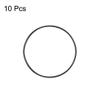 Sourcing Map 10-Pack Metric Nitrile Rubber O-Ring Seals, 46 mm OD, 43 mm ID, 1.5 mm Width view 3