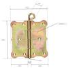KOTARBAU Rolled Strap Hinges 100 x 100 x 2 mm, Yellow Zinc-Plated, with Removable Ring Pin (25) view 2