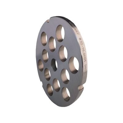 WOLFCUT 3-Groove Grinder Plate, Size 32, 16 mm Bore