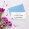1000-Piece Card and Envelope Set, DIN Long, White and Light Blue view 2