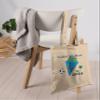 Cotton Bag – First Day of School Gift, “Finally a Schoolchild!” Soccer 2026 view 2