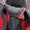 X Rocker Siena Ergonomic Gaming Chair/Office Chair/Desk Chair with Armrests and Rocking Function, Swivel and Height-Adjustable, up to 120 kg, Black/Red, X-Large, 791601 view 3