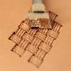 Leather Craft Stamping Tool, Brass Basket Weave #263 view 1