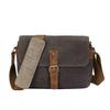 Neuleben Vintage Waterproof Canvas Camera Bag for SLR and Mirrorless Cameras, Green view 1