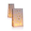 JAHEMU White Paper Candle Bags, Moon and Stars Design, 20-Pack view 2