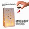 JAHEMU White Paper Candle Bags, Moon and Stars Design, 20-Pack view 4