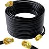 RUNCCI-YUN 10 m Wi-Fi Antenna Extension Cable, SMA Male to Female view 1