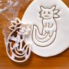 2-Piece Axolotl Cookie Cutter Set, Cute and Realistic view 4