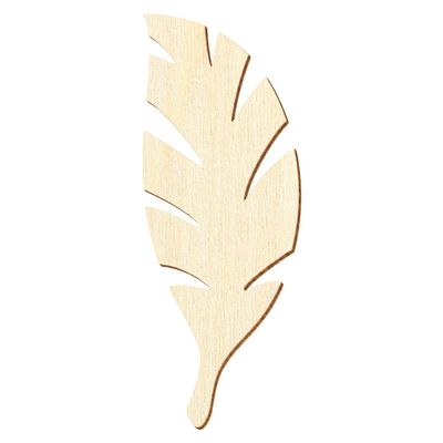 Wooden Palm Leaf Decorative Cutouts, 48 cm, Pack of 100