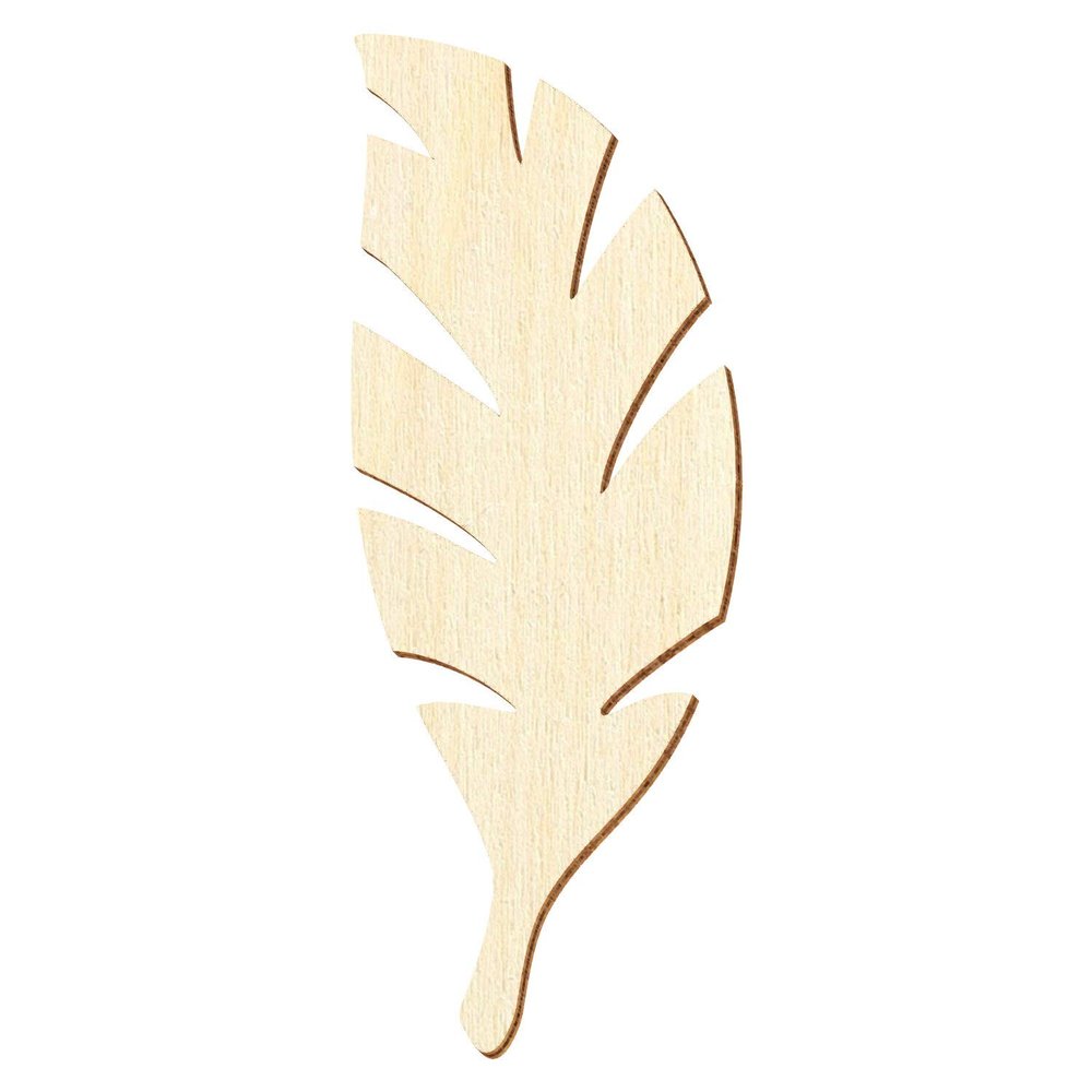 Wooden Palm Leaf Decorative Cutouts, 48 cm, Pack of 100
