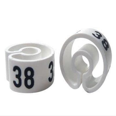 Tex-Clip Size Markers for Standard Clothes Hangers up to 4.5 mm Wire Diameter (114)