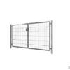 SRM Design Galvanized Double Swing Gate 200 x 123 cm with Posts view 3