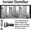 SRM Design Galvanized Double Swing Gate 200 x 123 cm with Posts view 4