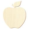 Wooden Apple Decoration Cutout, 3–50 cm, 14 cm, Pack of 1 view 1