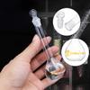 VIDOO 25 mL Clear Glass Volumetric Flask with Stopper, Round Bottom view 3
