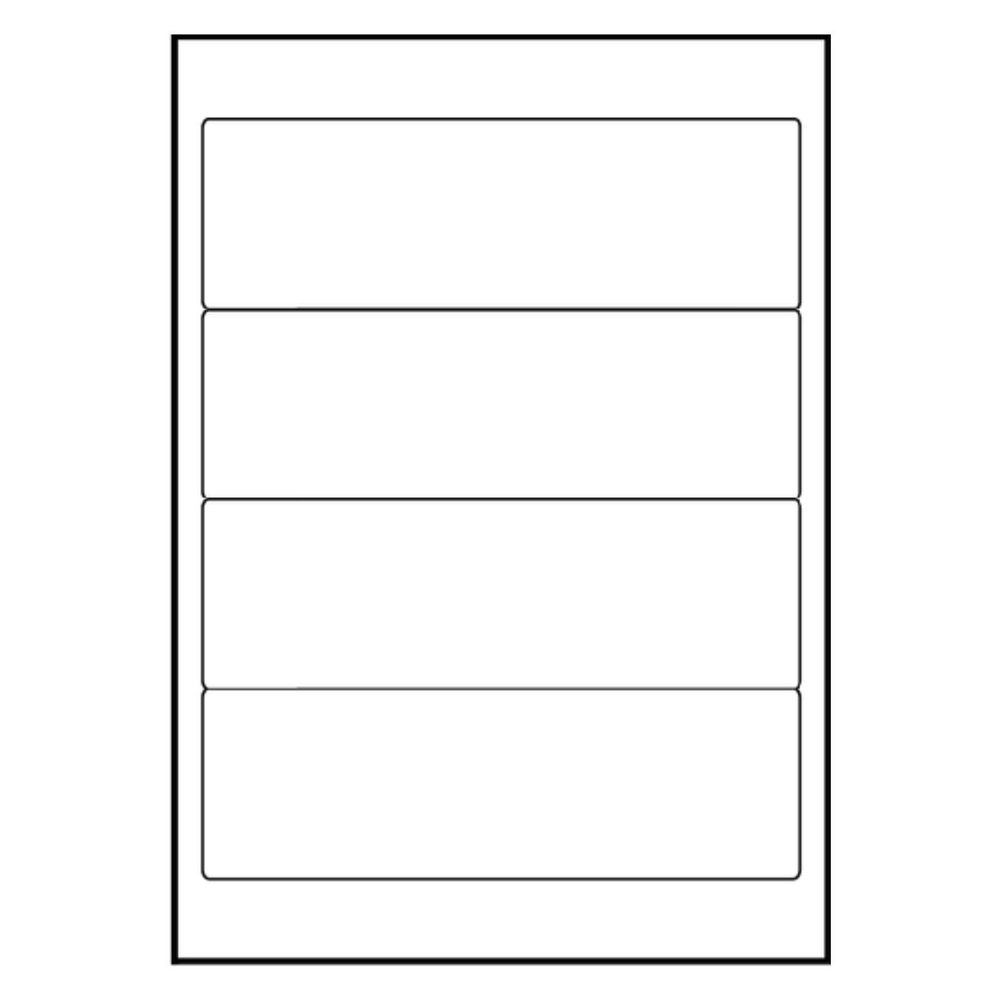Universal Printer & Binder Labels, 192 x 61 mm, A4, 40 Labels
