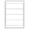Universal Printer & Binder Labels, 192 x 61 mm, A4, 40 Labels view 1