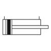 RIEGLER 155392-15.DMI.32055 Compact Cylinder, Double-Acting, Internal Thread, K-32, 55 mm Stroke, G 1/8, ISO 21287, 1 pc view 3