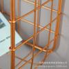 MU Rose Gold Square Iron Grid Wall Shelf view 3