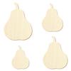 Wooden Pear Decorative Cutout, 3–50 cm view 2