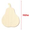 Wooden Pear Decorative Cutout, 3–50 cm view 3