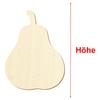 Wooden Pear Decorative Cutouts, 3–50 cm view 3