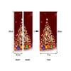 A.Monamour Self-Adhesive 3D Glitter Christmas Tree Door Wallpaper, Red, 77 x 200 cm view 3