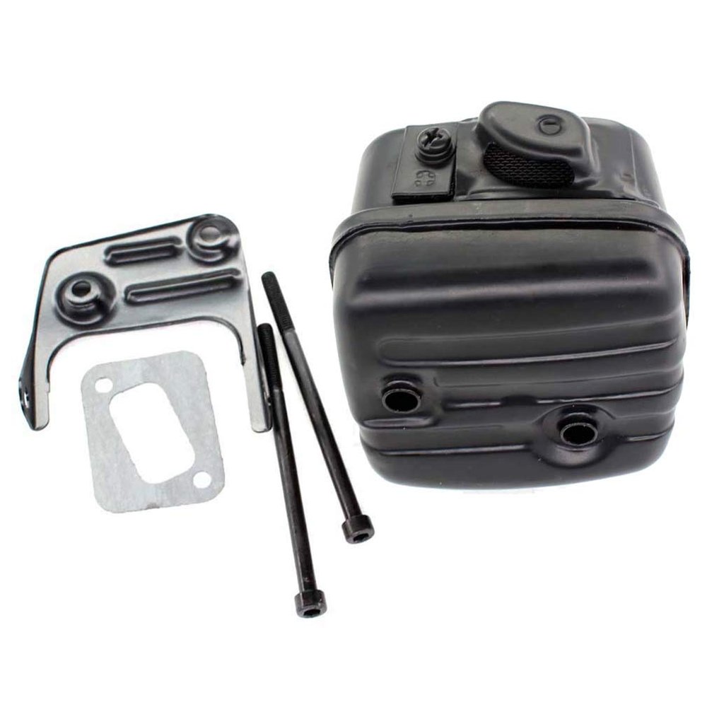 AISEN Muffler with Heat Shield and Screws for Husqvarna 345, 346, 350, 351, 353
