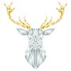 Elk Stencil – Reusable Geometric Decor Deer Wall Stencil, Size S view 2