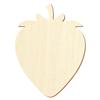 Wooden Strawberry Decorative Cutouts, 3–50 cm, 43 cm, Pack of 10 view 1