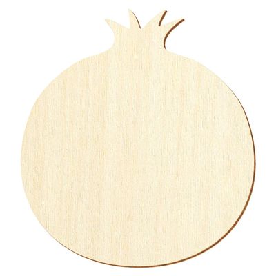 Wooden Pomegranate Decorative Cutouts, 34 cm, Pack of 25