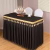 JK Home Rectangular Tassel Tablecloth for Exhibitions, Meetings, and Banquets view 3