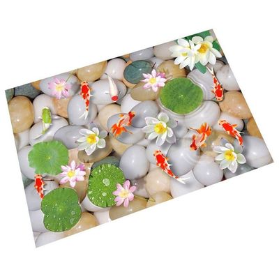 ZRUYI Non-Slip Floral Doormat, 100 x 160 cm, Color C
