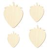 Wooden Strawberry Decorative Cutouts, 3–50 cm, Size: 13 cm, Pack of 50 view 2