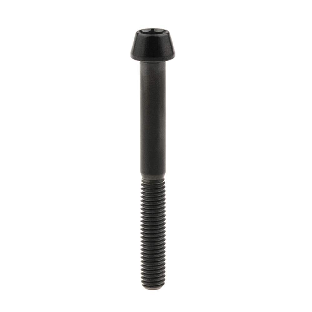 Yaruijia Titanium Bicycle Screw DIN 912 M5 x 9–60 mm, Countersunk Socket Head, 0.8 mm Pitch (M5 x 45 mm, Black)