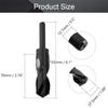 Utoolmart Reduced-Shank Drill Bit, 27.5 mm, HSS 6542, Black Oxide, 1/2 in Straight Shank, 1 Pc. view 2