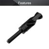 Utoolmart Reduced-Shank Drill Bit, 27.5 mm, HSS 6542, Black Oxide, 1/2 in Straight Shank, 1 Pc. view 3
