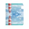 Linomo Magnetic Mailbox Cover, Summer Sea Lighthouse Seagull Design view 3
