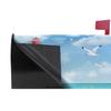 Linomo Magnetic Mailbox Cover, Summer Sea Lighthouse Seagull Design view 4