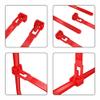 intervisio Reusable Cable Ties, 350 x 7.5 mm, Red, 100-Pack view 3