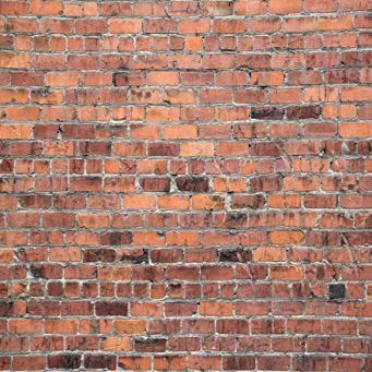 YongFoto 2 x 3 m Vinyl Photo Backdrop, Aged Brown Brick Wall
