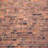 YongFoto 2 x 3 m Vinyl Photo Backdrop, Aged Brown Brick Wall view 1