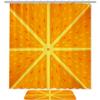 Eslifey No Prob Llama Cacti and Mountain Shower Curtain Set, 72 x 72 in, with Non-Slip 20 x 32 in Bath Mat view 1