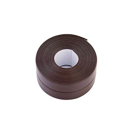 SUPERTOOL PVC Sealing Tape for Kitchen and Bathroom, Brown, Waterproof, High-Temperature Resistant, 1 Piece