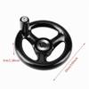 Garosa Plastic 3-Spoke Handwheel 12 x 100 mm with Handle for Industrial Lathes view 2